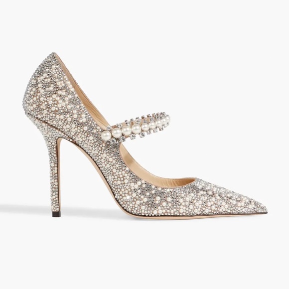 Jimmy Choo Crystal Embellished Pumps - Picture 2 of 3